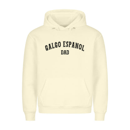 Premium Hoodie "Galgo - DAD" Beige – hunde-shirt.de