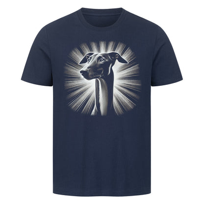 Premium T-Shirt "Galgo - Shine" French Navy – hunde-shirt.de