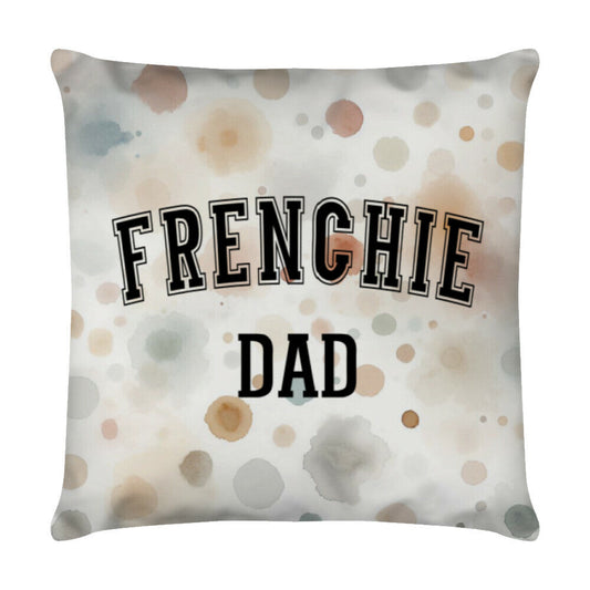 Kissen "Frenchie - DAD" Weiß – hunde-shirt.de