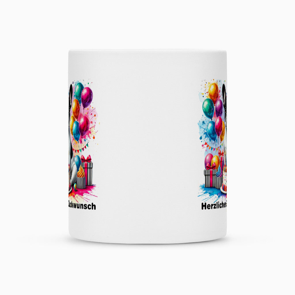 Tasse "Frenchie - Herzlichen Glückwunsch" – hunde-shirt.de