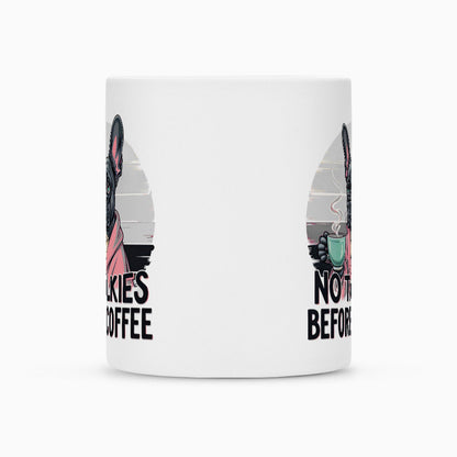 Tasse "Frenchie - BEFORE COFFEE" – hunde-shirt.de