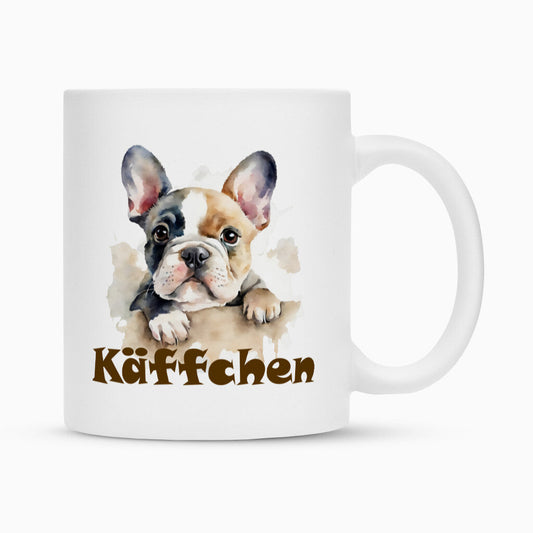 Tasse "Frenchie - Käffchen" Weiß – hunde-shirt.de
