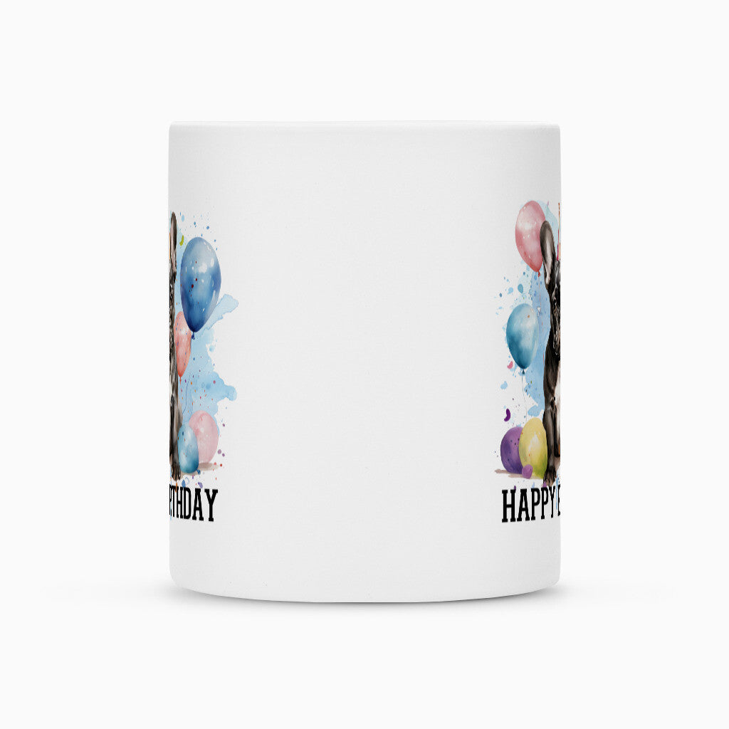 Tasse "Frenchie - Happy Birthday III" – hunde-shirt.de