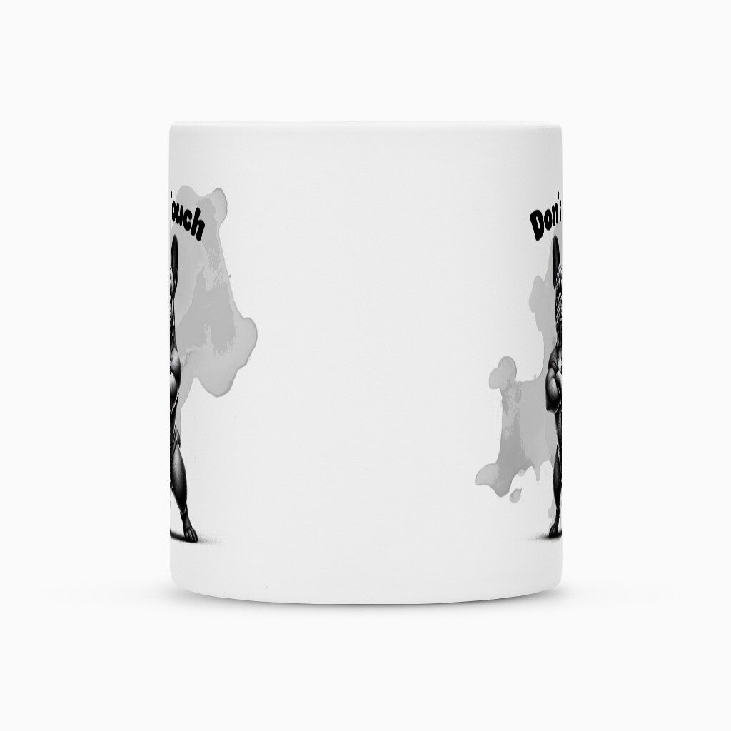 Tasse "Frenchie - Don´t touch" – hunde-shirt.de