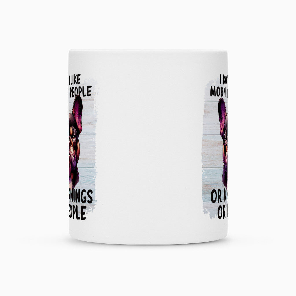 Tasse "Frenchie - Morning People" – hunde-shirt.de