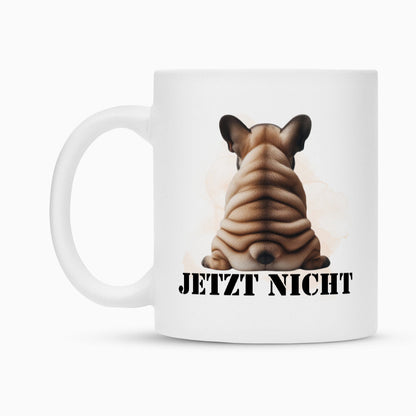 Tasse "Französische Bulldogge - JETZT NICHT" – hunde-shirt.de
