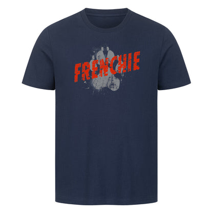 Premium T-Shirt "Frenchie - PAW" French Navy – hunde-shirt.de