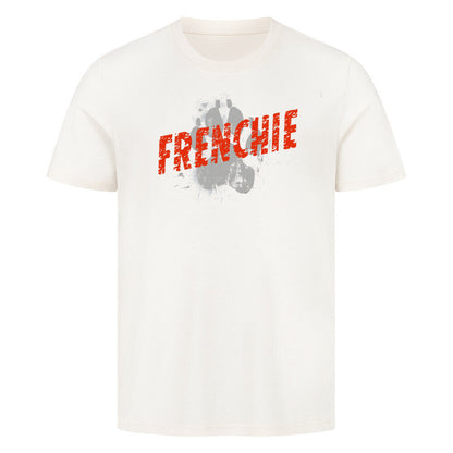 Premium T-Shirt "Frenchie - PAW" Natural Raw – hunde-shirt.de