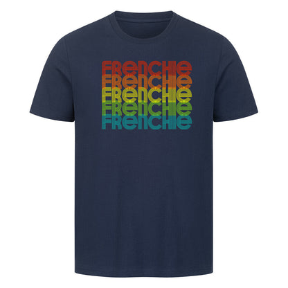 Premium T-Shirt "Frenchie - RETRO" French Navy – hunde-shirt.de