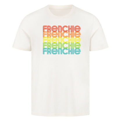 Premium T-Shirt "Frenchie - RETRO" Natural Raw – hunde-shirt.de