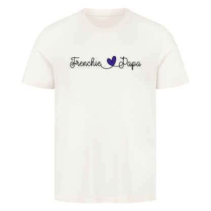 Premium T-Shirt "Frenchie - Papa" Natural Raw – hunde-shirt.de