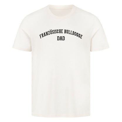 Premium T-Shirt "Französische Bulldogge - DAD" Natural Raw – hunde-shirt.de