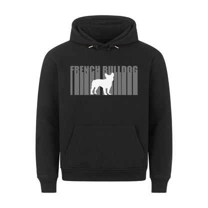 Premium Hoodie "Frenchie - Lines" Schwarz – hunde-shirt.de