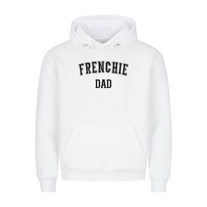 Premium Hoodie "Frenchie - DAD" Weiß – hunde-shirt.de