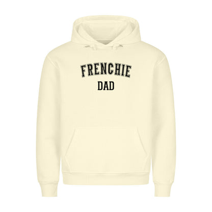 Premium Hoodie "Frenchie - DAD" Beige – hunde-shirt.de