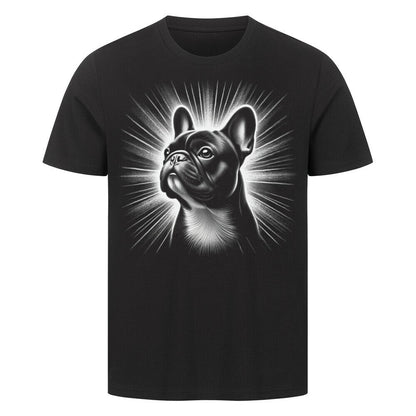 Premium T-Shirt "Französische Bulldogge - Bright" Schwarz – hunde-shirt.de