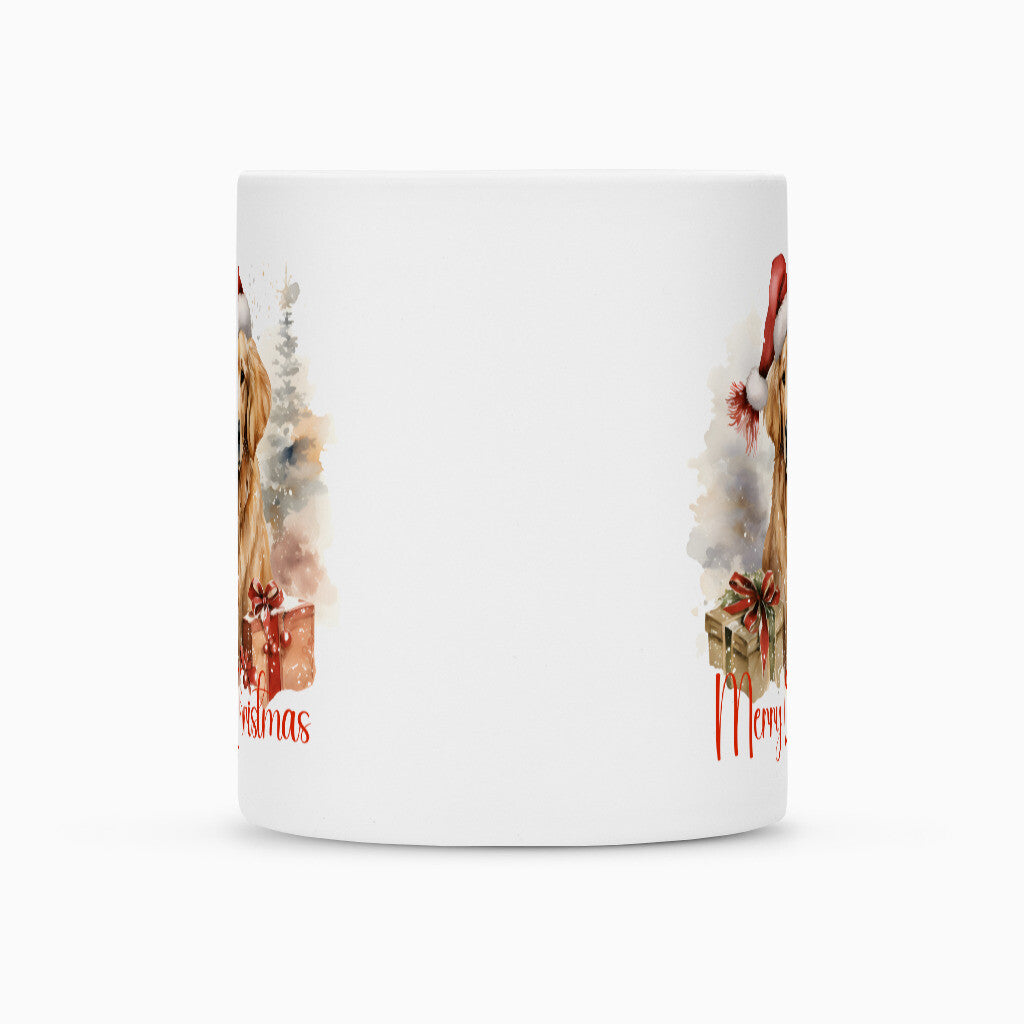 Tasse "Golden Retriever - Merry Cristmas II" – hunde-shirt.de