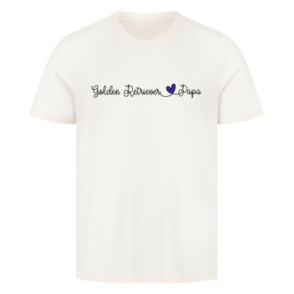 Premium T-Shirt "Golden Retriever - Papa" Natural Raw – hunde-shirt.de