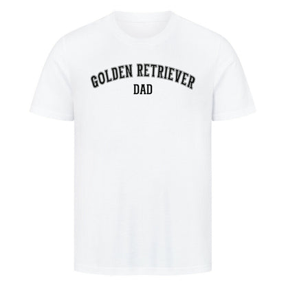 Premium T-Shirt "Golden Retriever - DAD" Weiß – hunde-shirt.de