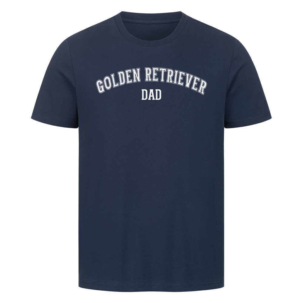 Premium T-Shirt "Golden Retriever - DAD" French Navy – hunde-shirt.de