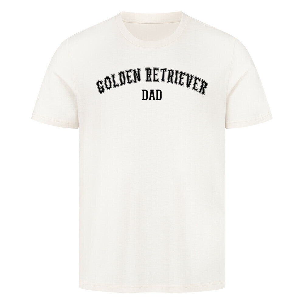 Premium T-Shirt "Golden Retriever - DAD" Natural Raw – hunde-shirt.de