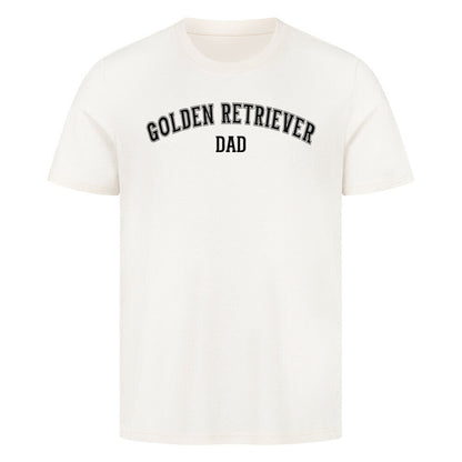 Premium T-Shirt "Golden Retriever - DAD" Natural Raw – hunde-shirt.de