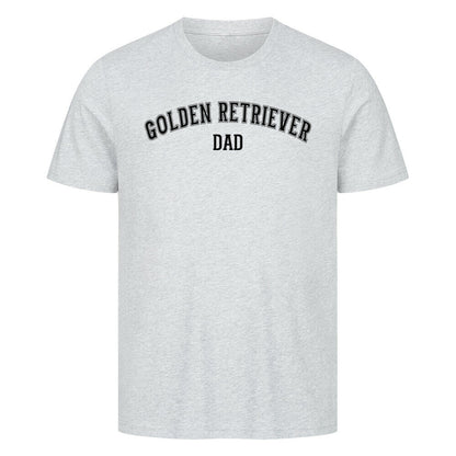 Premium T-Shirt "Golden Retriever - DAD" Heather Grey – hunde-shirt.de