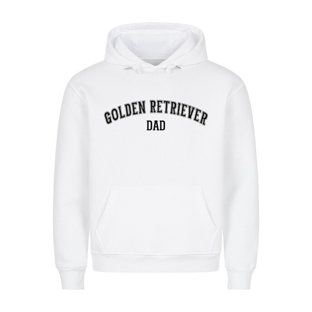Premium Hoodie "Golden Retriever - DAD" Weiß – hunde-shirt.de