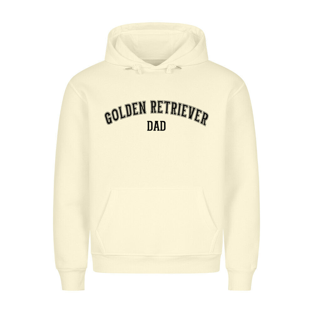 Premium Hoodie "Golden Retriever - DAD" Beige – hunde-shirt.de
