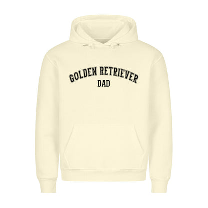 Premium Hoodie "Golden Retriever - DAD" Beige – hunde-shirt.de