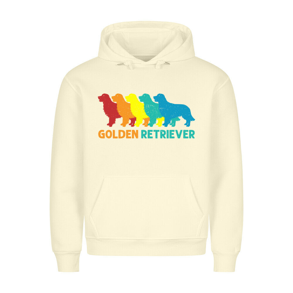 Premium Hoodie "Golden Retriever - Colors" Beige – hunde-shirt.de