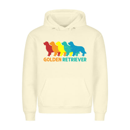 Premium Hoodie "Golden Retriever - Colors" Beige – hunde-shirt.de