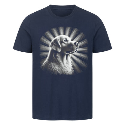 Premium T-Shirt "Golden Retriever - Shine" French Navy – hunde-shirt.de