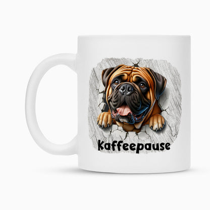 Tasse "Bullmastiff - Kaffeepause" – hunde-shirt.de