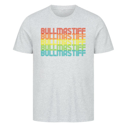 Premium T-Shirt "Bullmastiff - RETRO" Heather Grey – hunde-shirt.de