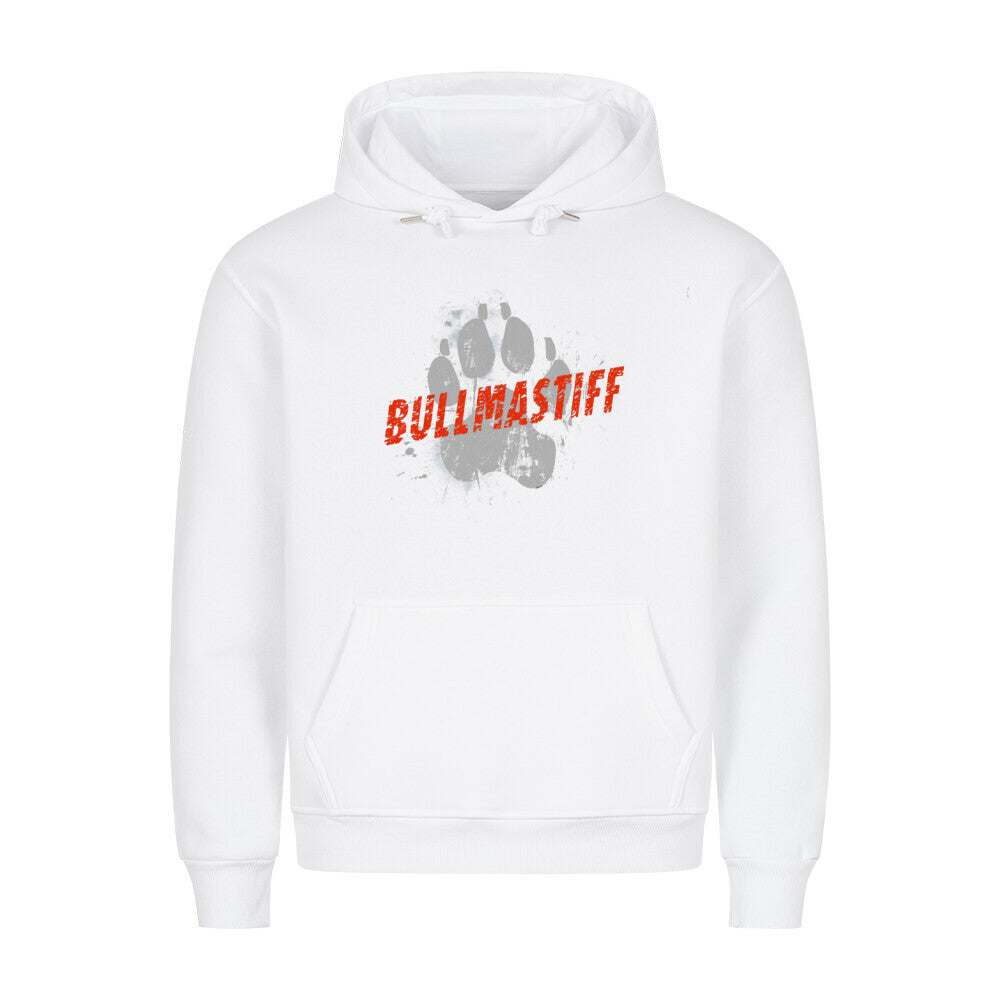 Premium Hoodie "Bullmastiff - PAW II" Weiß – hunde-shirt.de