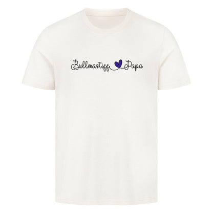 Premium T-Shirt "Bullmastiff - Papa" Natural Raw – hunde-shirt.de