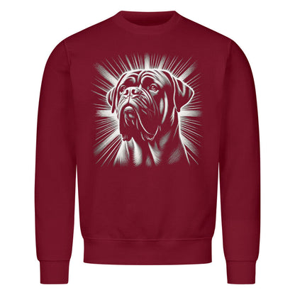 Premium Sweatshirt "Bullmastiff - Shine" Burgunder – hunde-shirt.de