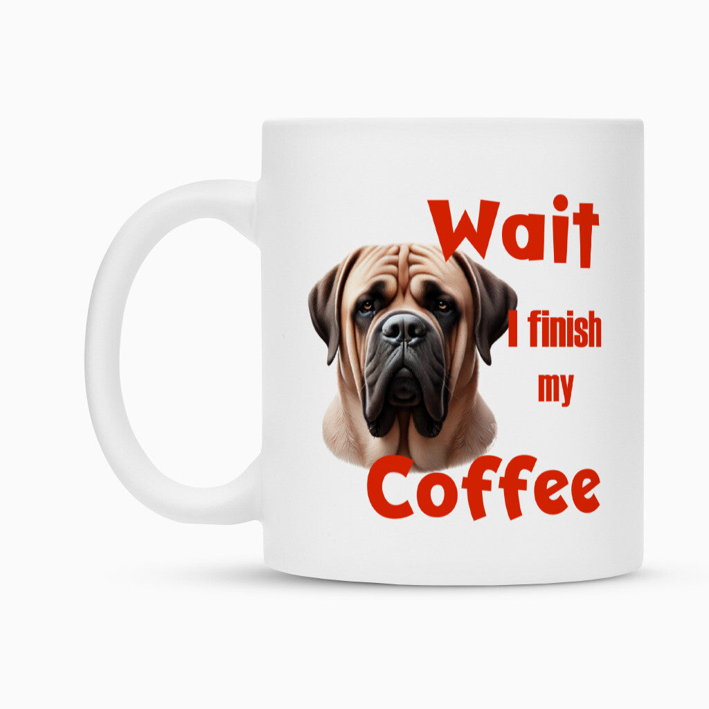 Tasse "English Mastiff - Wait" – hunde-shirt.de