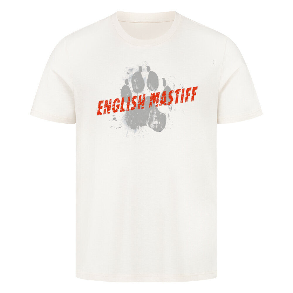 Premium T-Shirt "English Mastiff - PAW II" Natural Raw – hunde-shirt.de