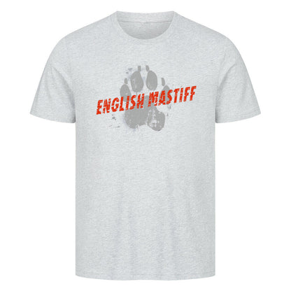 Premium T-Shirt "English Mastiff - PAW II" Heather Grey – hunde-shirt.de