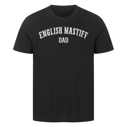 Premium T-Shirt "English Mastiff - DAD" Schwarz – hunde-shirt.de