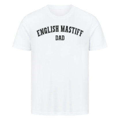 Premium T-Shirt "English Mastiff - DAD" Weiß – hunde-shirt.de