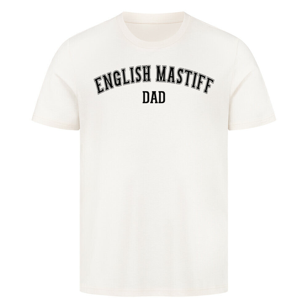 Premium T-Shirt "English Mastiff - DAD" Natural Raw – hunde-shirt.de