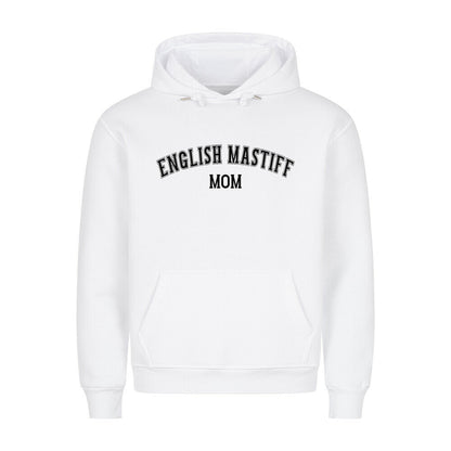 Premium Hoodie "English Mastiff - MOM" Weiß – hunde-shirt.de