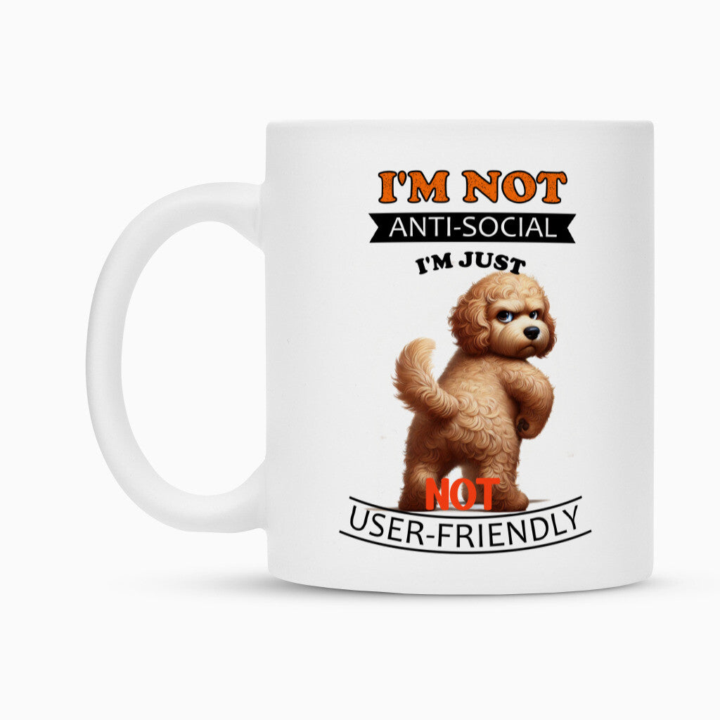 Tasse "Golden Doodle - Anti-Social" – hunde-shirt.de