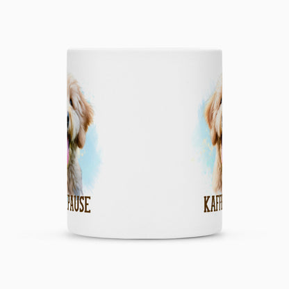 Tasse "Golden Doodle - Kaffeepause" – hunde-shirt.de