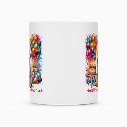 Tasse "Golden Doodle - Herzlichen Glückwunsch" – hunde-shirt.de