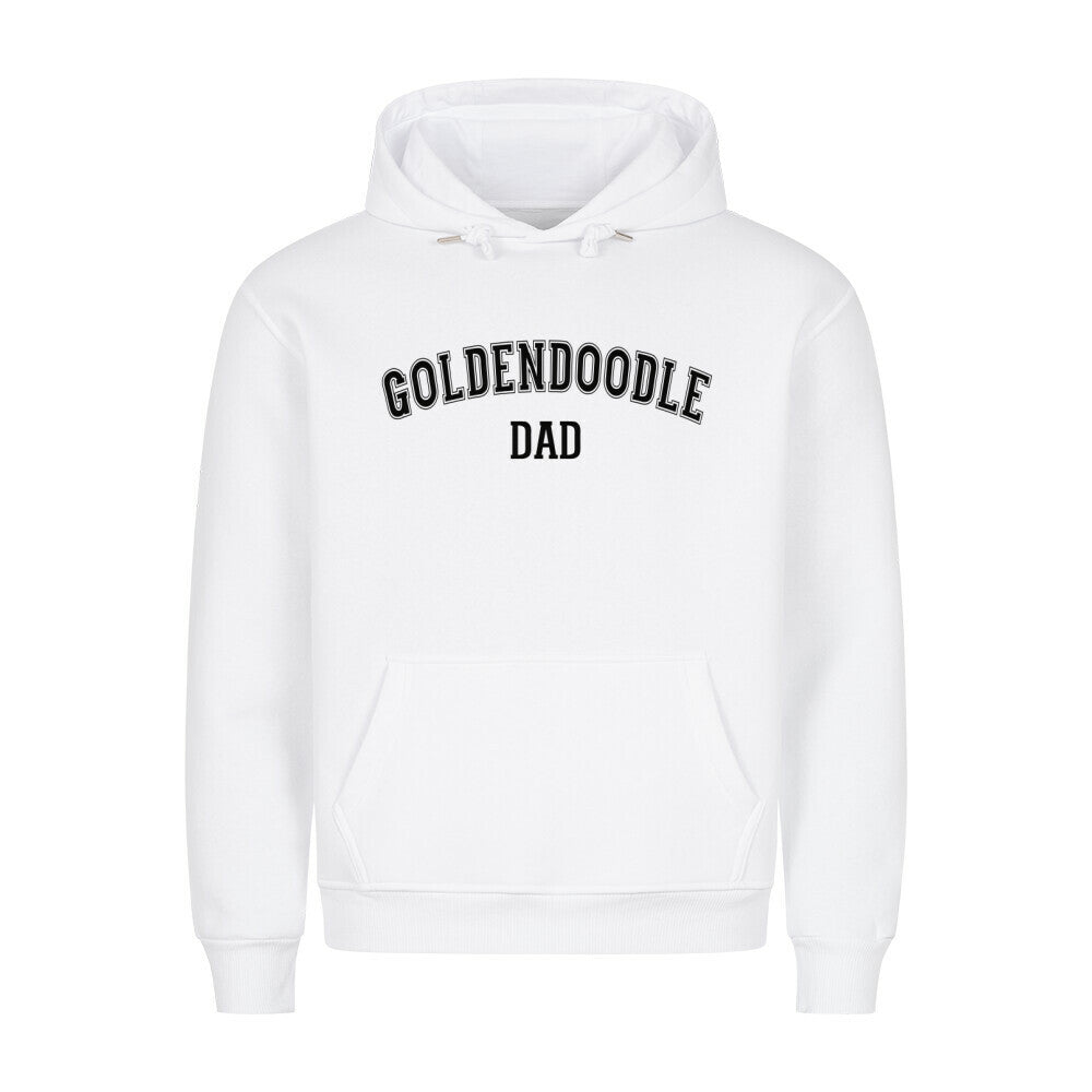 Premium Hoodie "Golden Doodle - DAD" Weiß – hunde-shirt.de
