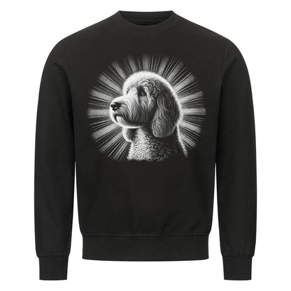 Premium Sweatshirt "Golden Doodle - Shine" Schwarz – hunde-shirt.de
